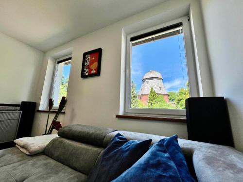 Ruang duduk di Apartament Pod Wiatrakiem