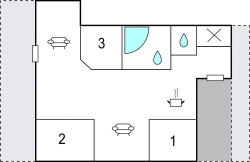 a schematic diagram of the proposed algorithm for predicting the number of objects at Stunning Home In Ejstrupholm With Wifi in Ejstrup