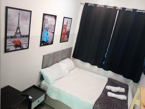Postel nebo postele na pokoji v ubytování Suíte casal Bela Vista