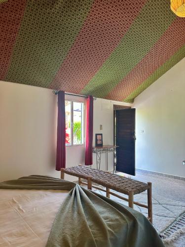Cama o camas de una habitación en Le Rubis Oriental Marrakech