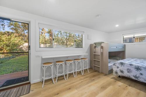 Postel nebo postele na pokoji v ubytování Off The Wall