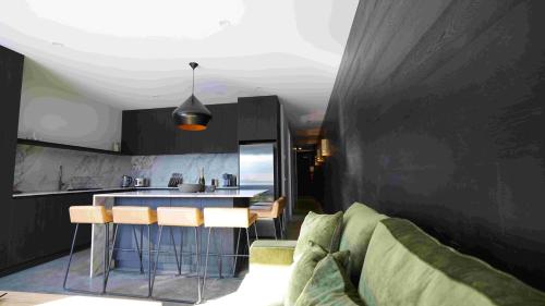 Χώρος καθιστικού στο Konayuki Apartment 7