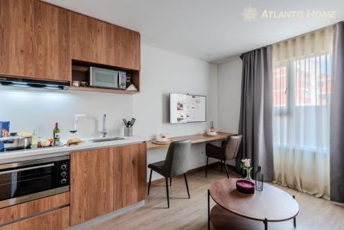 Dapur atau dapur kecil di Atlantis Home Zona T
