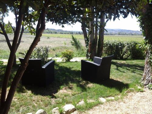 Zahrada ubytování Logis Hôtel La Bastide des Monges