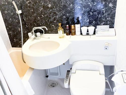 Koupelna v ubytování HOTEL LiVEMAX BUDGET Sagamihara