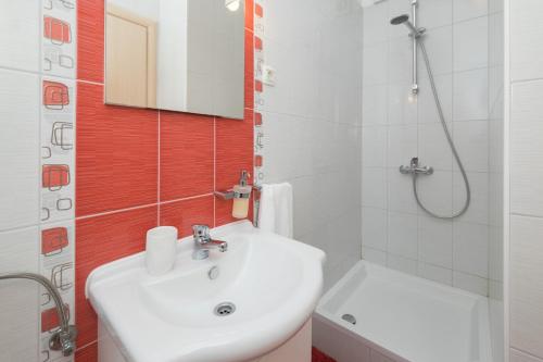 Kúpeľňa v ubytovaní Turta apartment