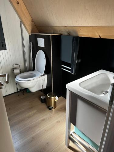 Bilik mandi di Loray des Bois - Cabane - Tipi - Cottage