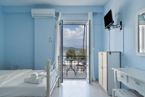 Katil atau katil-katil dalam bilik di Giorgio studios-apartments 2