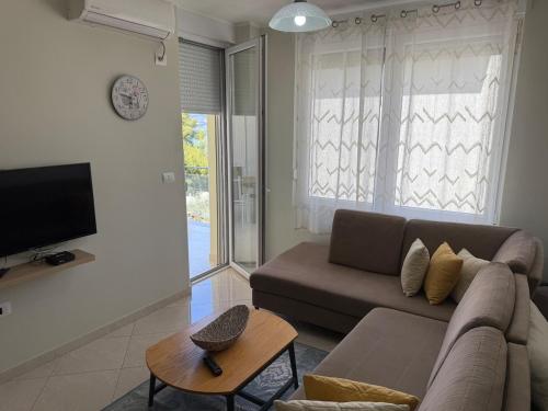 Et tv og/eller underholdning på Shengjin Apartments