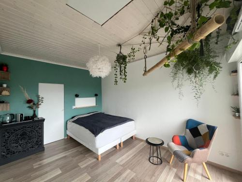 Chambre indépendante avec jacuzi et climatisation