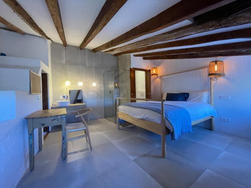 Postel nebo postele na pokoji v ubytování Charming House with Sea View