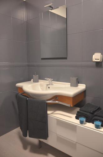 Koupelna v ubytování Idyllium Roma Suite