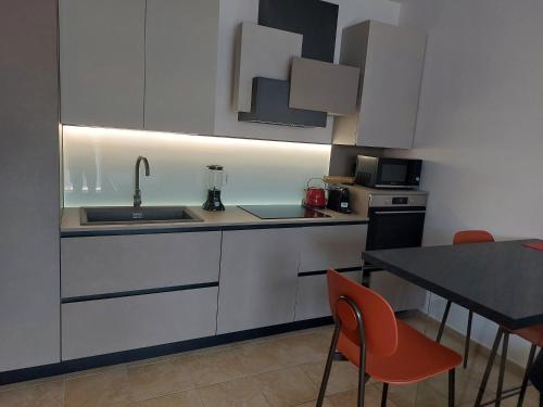 Dapur atau dapur kecil di A CASA di CLARA