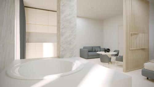 Posezení v ubytování Gabbiano Suites