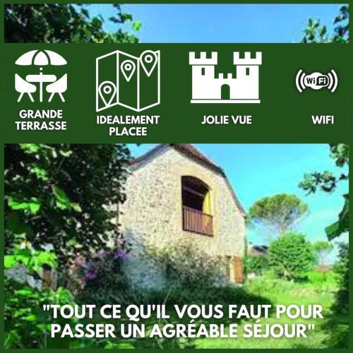 La Sagnarde Loubressac Terrasse intime