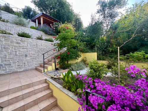 Zahrada ubytování Apartments & Rooms Formenti