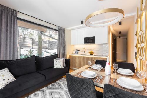 Ruang duduk di Tatry Residence & Spa