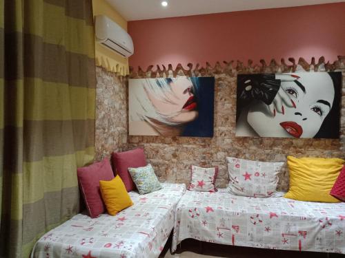 Casa Porta Nuova 1989にあるベッド