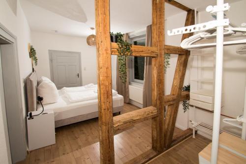 Ένα ή περισσότερα κρεβάτια σε δωμάτιο στο THEFIVE60 Apartments