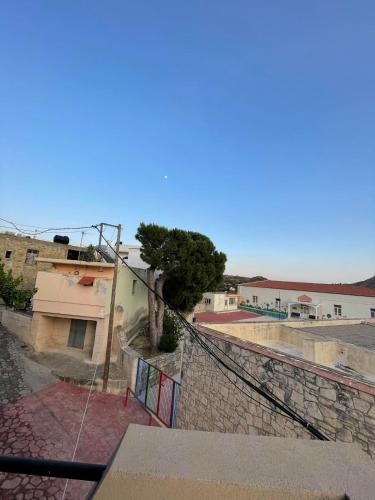 a view of a city from a building at Petros & Eirini Home in Zarós