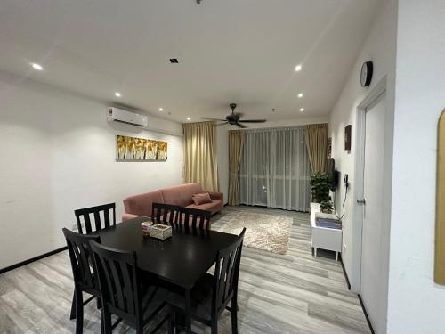 Χώρος καθιστικού στο A&S Homestay at Metrocity Condominium