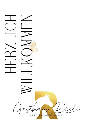 a logo for a fashion house with a squirrel at Gasthaus Rössle in Nenzing