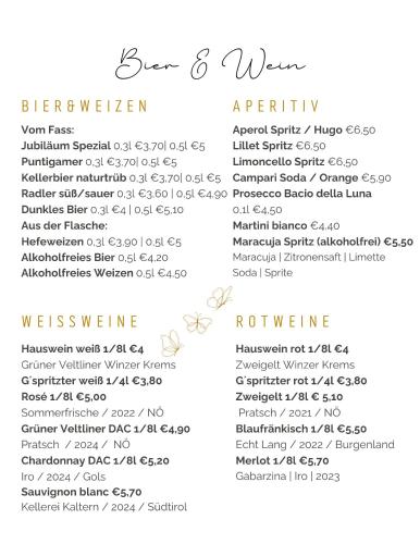 a bunch of different fonts on a white background at Gasthaus Rössle in Nenzing
