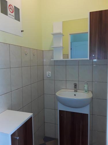 Kúpeľňa v ubytovaní Góry Sowie - Apartament na parterze z parkingiem