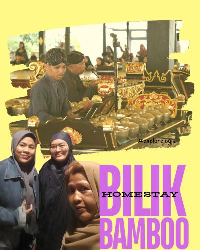 a poster for a movie with three people at Glory Homestay in Yogyakarta