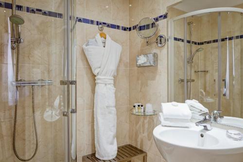Koupelna v ubytování Grand Hotel des Terreaux