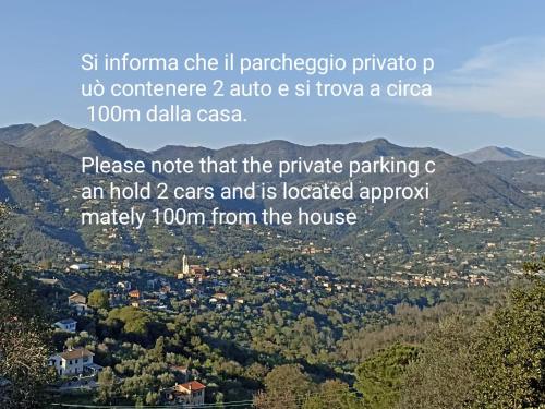 a view from the top of a mountain at Posa in Santa Margherita Ligure