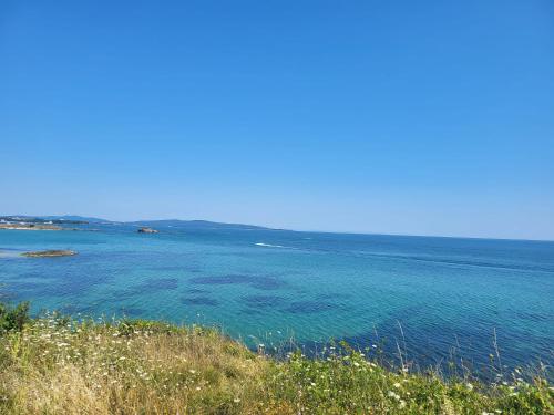 a view of a large body of water at Apartman RS in Lozenets
