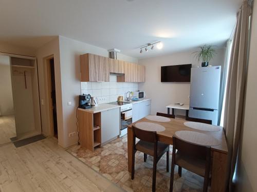 Virtuvė arba virtuvėlė apgyvendinimo įstaigoje Audringa