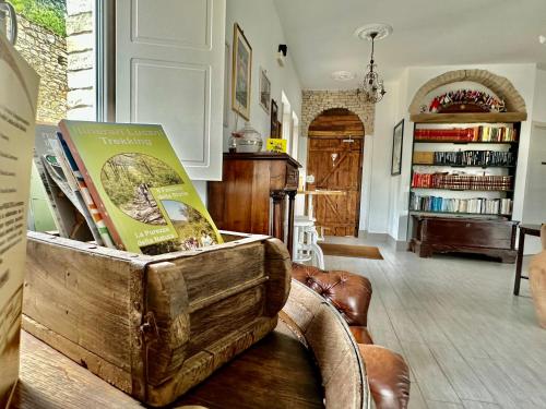 Гостиная зона в Country B&B Piani del Mattino
