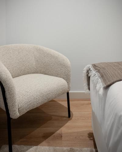Кровать или кровати в номере Apartamentos Turísticos de Soria 36 Collado