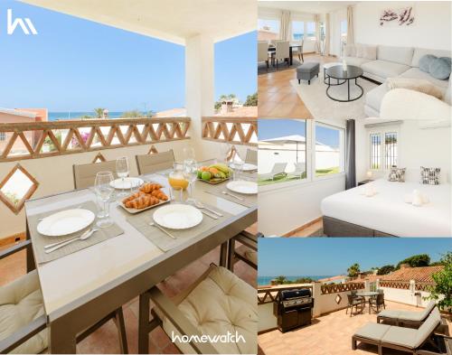 Beachfront with Private Terrace, Garden, BBQ, and Garage in Marbella