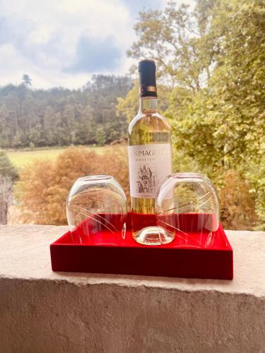Nápoje v ubytování LE château des sorciers & spa expérience