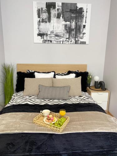 Postel nebo postele na pokoji v ubytování Good Time Apartments Stare Miasto 71, Old Town, idealna lokalizacja