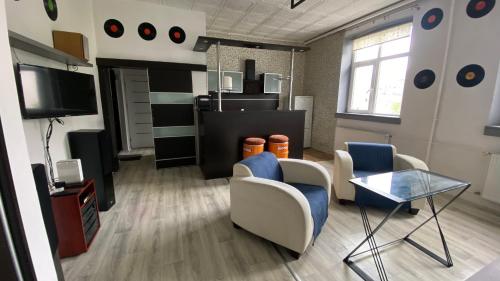 Kuchyňa alebo kuchynka v ubytovaní apartament stare-polesie