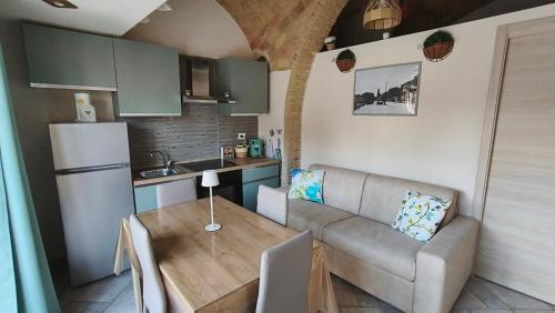Kuchyň nebo kuchyňský kout v ubytování Il Rifugio del Viaggiatore casa vacanze