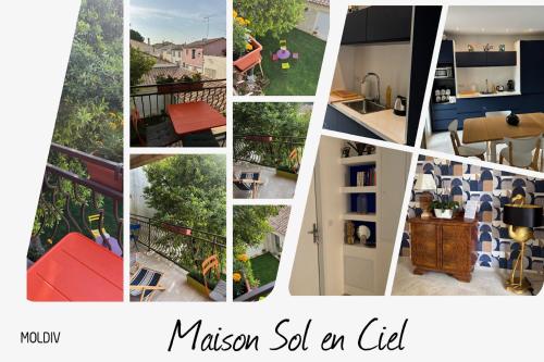 Maison sol en ciel Petit Dejeuner et Parking inclus