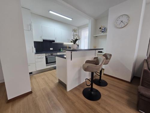 Kuchyň nebo kuchyňský kout v ubytování Hotel Surselva