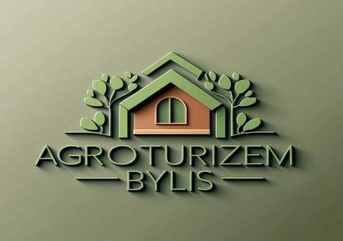 a logo of a house with the words agricultural physics at Agroturizem Bylis in Hekal