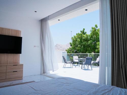 Ένα ή περισσότερα κρεβάτια σε δωμάτιο στο A07 home