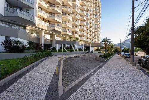 a street in front of a large building at Barra Palace Hotel in Rio de Janeiro