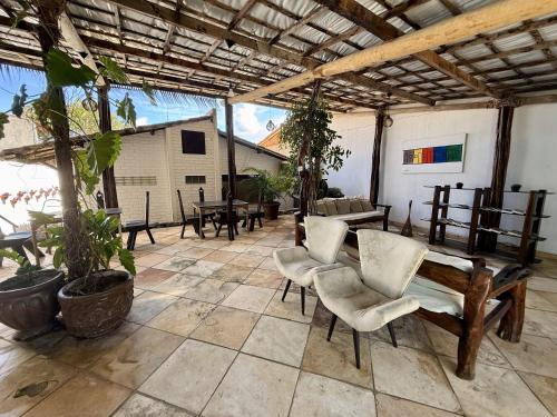 Χώρος καθιστικού στο Oceana Suites Villas de Tibau