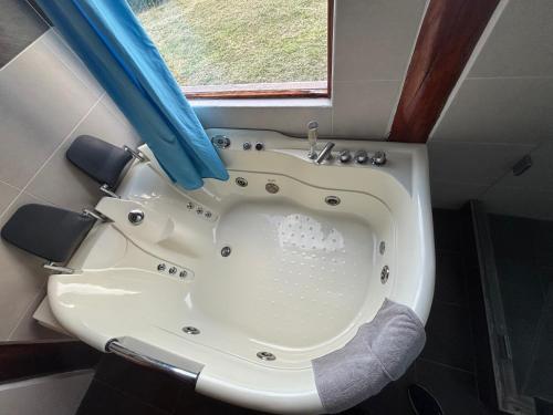 Koupelna v ubytování Casa RiGi Deluxe