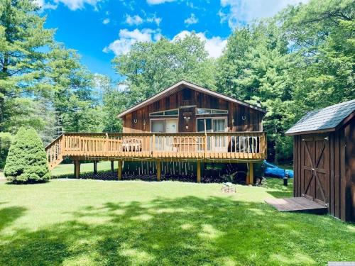 Zahrada ubytování Kaaterskill Waterfall House