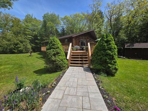 Zahrada ubytování Kaaterskill Waterfall House
