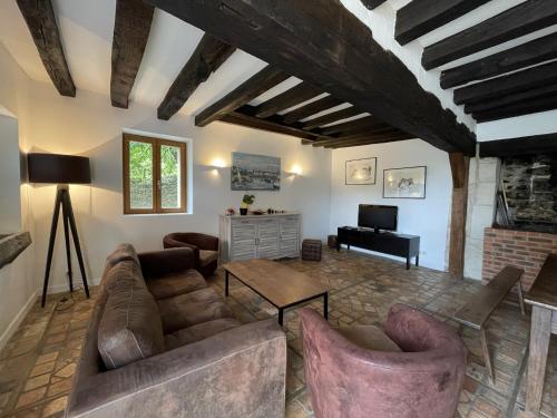 Stone House in Sarthe with Historic Chapel